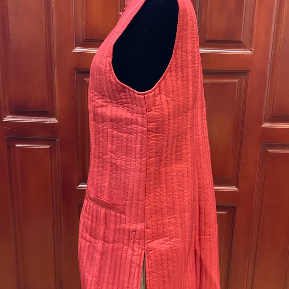 DUC LOI SILK-Double Sided Taffeta Red Vest - Picture 3 of 6